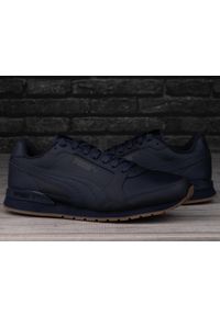 Buty męskie sportowe do chodzenia Puma ST RUNNER. Kolor: czarny, niebieski. Sport: turystyka piesza