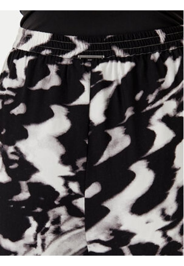Calvin Klein Swimwear Spodnie palazzo KW0KW02823 Czarny Relaxed Fit. Kolor: czarny. Materiał: wiskoza