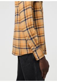 Wrangler - MESKA KOSZULA WRANGLER WESTERN SHIRT BROWN BLUE 112372456 #5