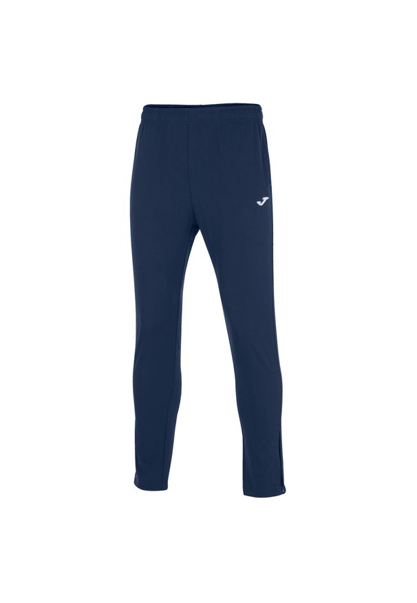Spodnie do piłki nożnej męskie Joma Tirreno. Kolor: niebieski. Materiał: dresówka. Sport: tenis