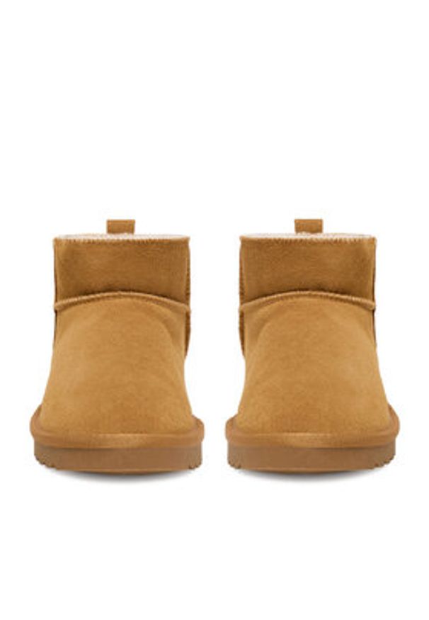 DeeZee Śniegowce DZ-80 Brązowy. Kolor: brązowy. Materiał: skóra, zamsz