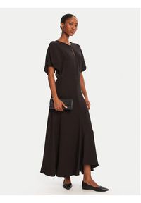 BOSS Sukienka koktajlowa Denaz 50546587 Czarny Regular Fit. Kolor: czarny. Materiał: wiskoza. Styl: wizytowy