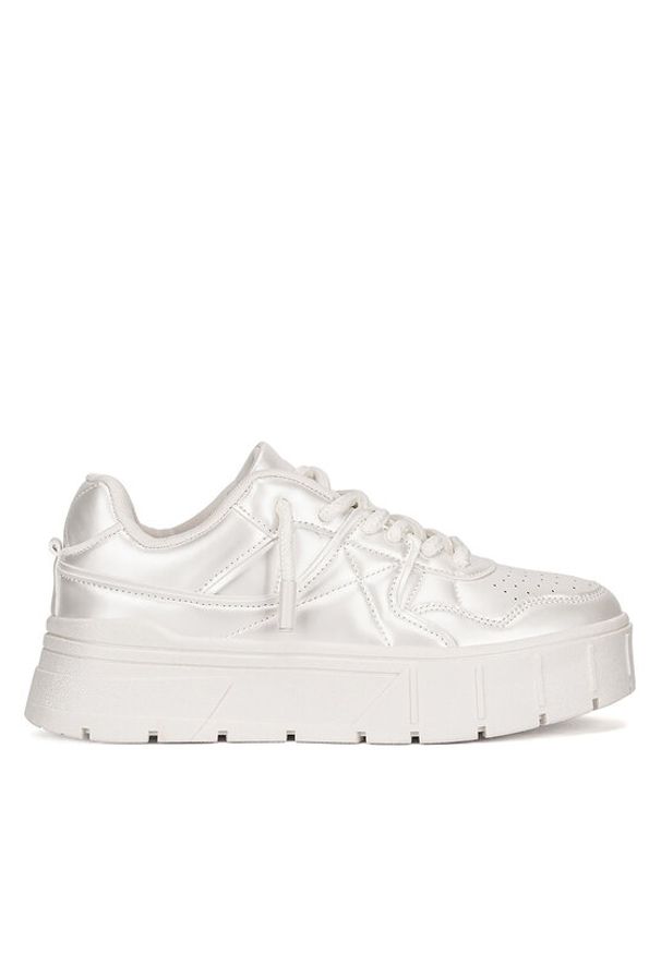 Jenny Fairy Sneakersy LZ0719-04 Écru. Kolor: kremowy. Materiał: skóra