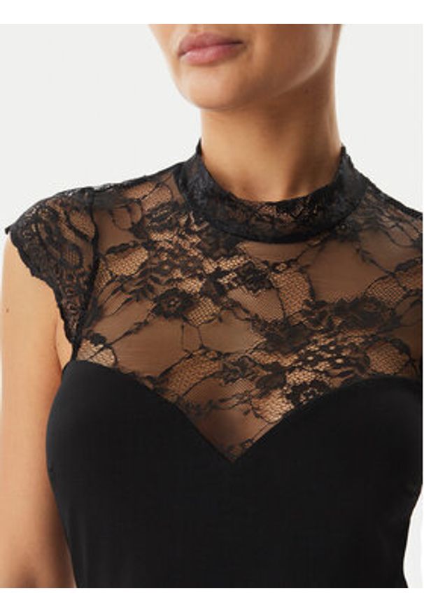 Rinascimento Body CFC0127525003 Czarny Slim Fit. Kolor: czarny. Materiał: syntetyk