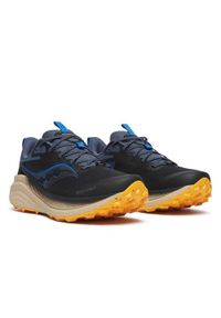 Buty do biegania męskie Saucony Xodus Ultra 3. Kolor: wielokolorowy, szary, brązowy. Materiał: materiał, syntetyk. Szerokość cholewki: normalna
