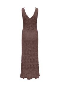 only - ONLY Sukienka wieczorowa Albina 15372795 Brązowy Regular Fit. Kolor: brązowy. Materiał: syntetyk. Styl: wizytowy #2