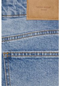 Vero Moda jeansy damskie high waist. Stan: podwyższony. Kolor: niebieski #3