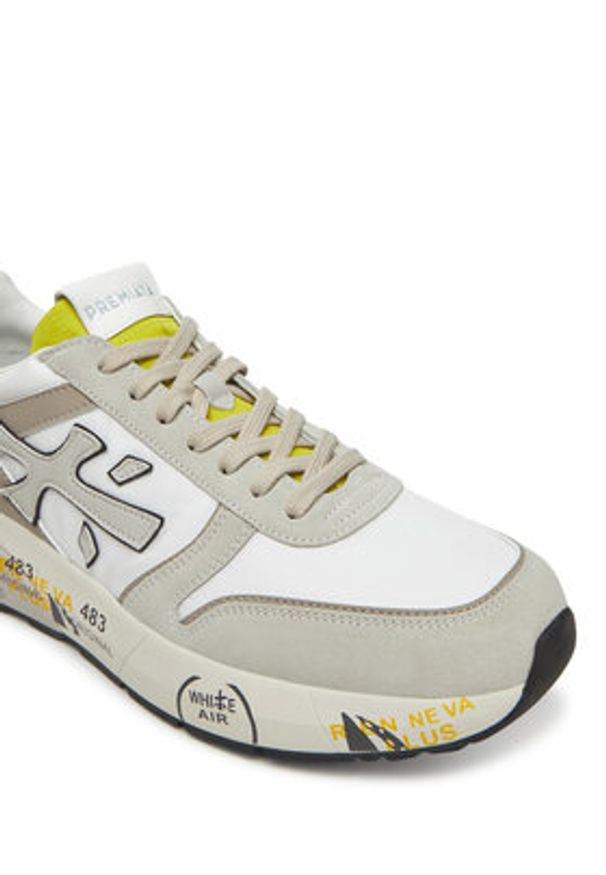 Premiata Sneakersy Mick Var 7212 Écru. Materiał: materiał