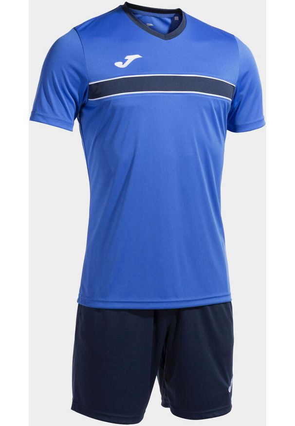 Zestaw Sportowy Joma Victory Royal 3XS - Wysoki Komfort i Ekologiczność. Kolor: niebieski. Materiał: dresówka. Sport: piłka nożna
