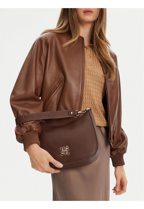 Nine West Torebka CEO-NANCY-H241690 Brązowy. Kolor: brązowy