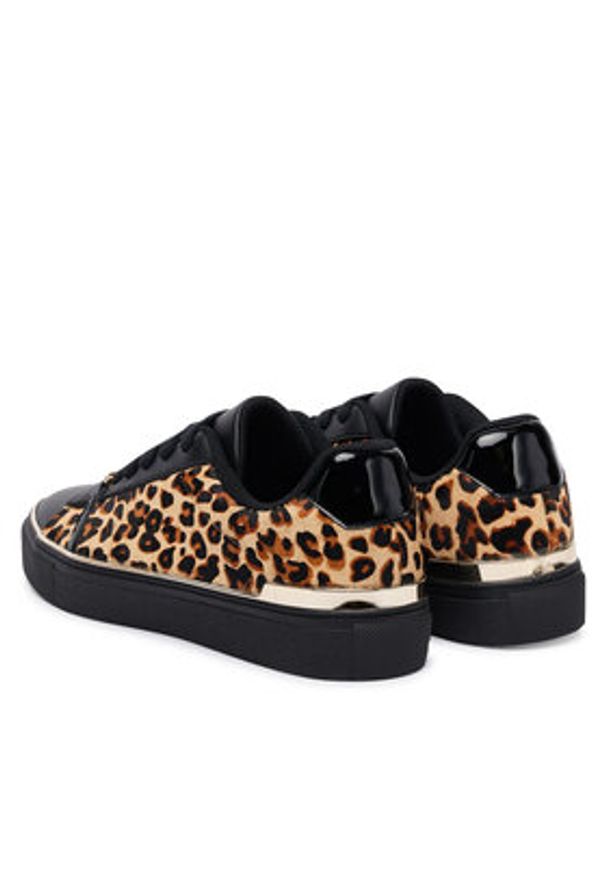 Liu Jo Sneakersy Kiki 01 BF5063 PX163 Czarny. Kolor: czarny. Materiał: skóra