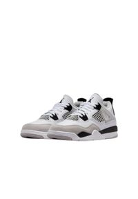 Dziecięce buty do chodzenia Air Jordan 4 Retro Military Black Enfant et Bébé. Kolor: biały. Sport: turystyka piesza