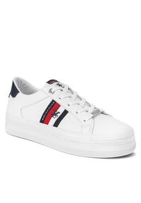 Beverly Hills Polo Club Sneakersy V12-721 Biały. Kolor: biały. Materiał: skóra #5