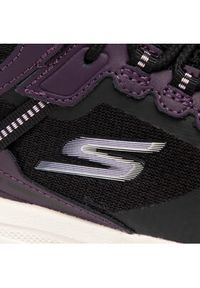 skechers - Skechers Sneakersy Highly Elevated 128206/BKPR Czarny. Kolor: czarny. Materiał: materiał