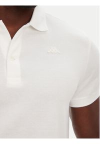 Robe di Kappa Polo William 6006170 Biały Slim Fit. Typ kołnierza: polo. Kolor: biały. Materiał: bawełna #4
