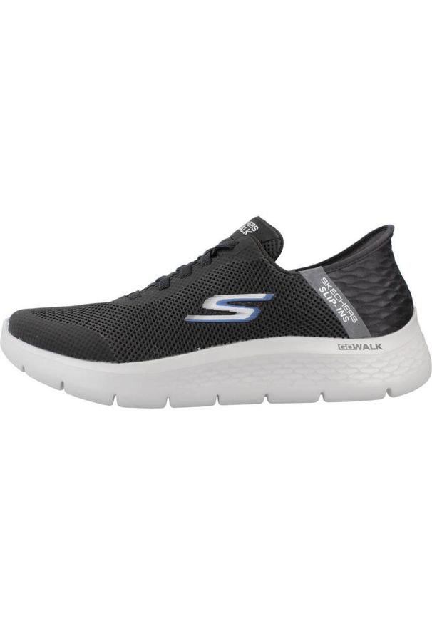 skechers - Tenisówki Skechers Model Slip Ins: Go Walk Kolor Czarny. Kolor: czarny. Materiał: materiał, tkanina, syntetyk. Szerokość cholewki: normalna. Sport: turystyka piesza