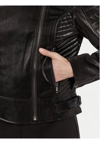 Guess Ramoneska W5BL35 W2820 Czarny Regular Fit. Kolor: czarny. Materiał: syntetyk #3