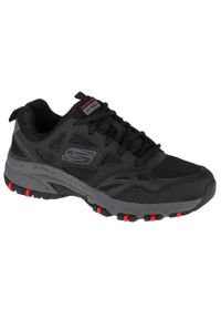 skechers - Buty do chodzenia męskie, Skechers Hillcrest. Kolor: czarny. Materiał: skóra. Sport: turystyka piesza