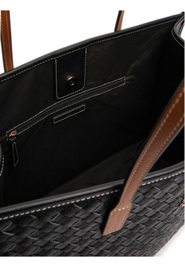TOMMY HILFIGER - Tommy Hilfiger Torebka Th City Tote AW0AW18394 Czarny. Kolor: czarny. Materiał: skórzane