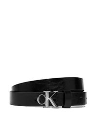 Calvin Klein Pasek Ck Buckle Glossy Strap 25M LV04F7122G Czarny. Kolor: czarny. Materiał: skóra #1