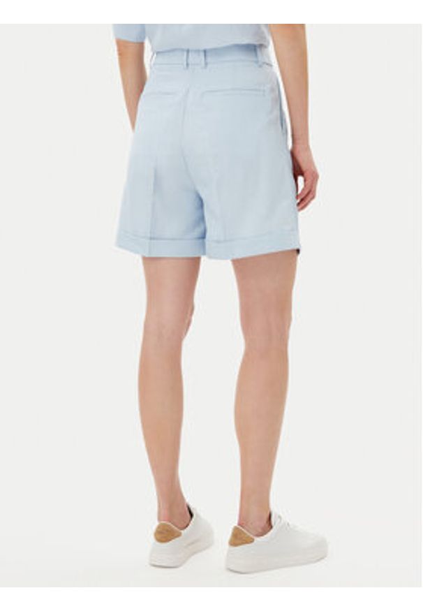TOMMY HILFIGER - Tommy Hilfiger Szorty materiałowe WW0WW44767 Błękitny Regular Fit. Kolor: niebieski. Materiał: syntetyk