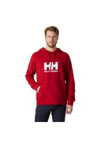 Bluza z kapturem Helly Hansen HH Logo 2.0. Typ kołnierza: kaptur. Kolor: czerwony. Materiał: bawełna #1