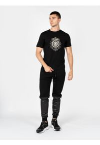 Les Hommes T-Shirt "Luxury Logo" | LBT1027700E | Mężczyzna | Czarny. Okazja: na co dzień. Kolor: czarny. Materiał: elastan, bawełna. Styl: casual #1