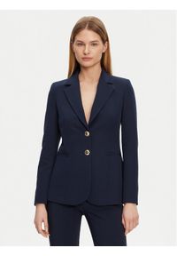 Rinascimento Marynarka CFC0122814003 Granatowy Regular Fit. Kolor: niebieski. Materiał: syntetyk #1