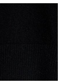 Sisley Sweter 1044M103K Czarny Boxy Fit. Kolor: czarny. Materiał: wełna #5
