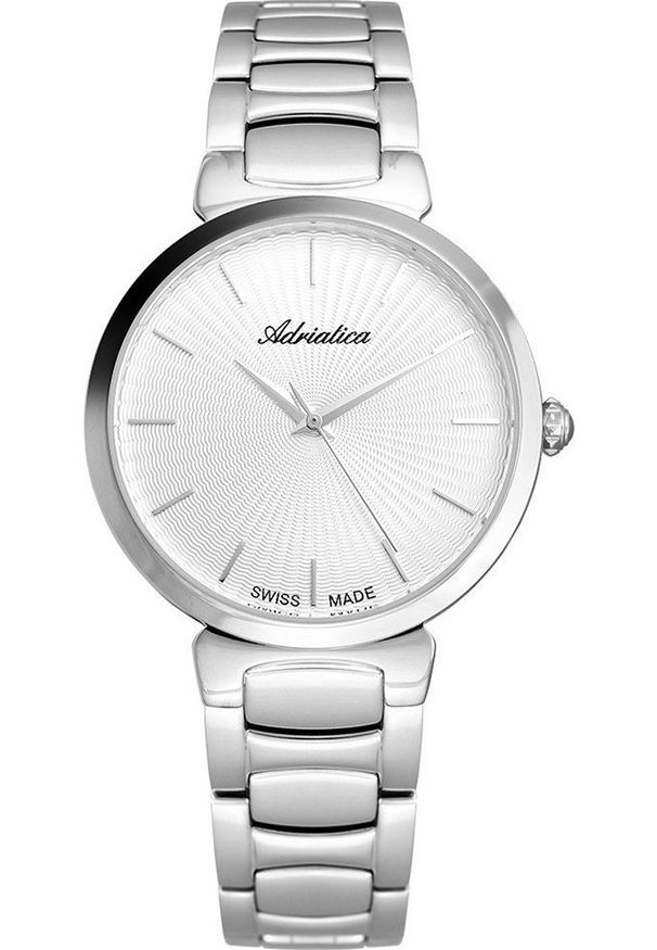 Zegarek Adriatica Zegarek damski Adriatica A3706.5113Q srebrny. Kolor: srebrny