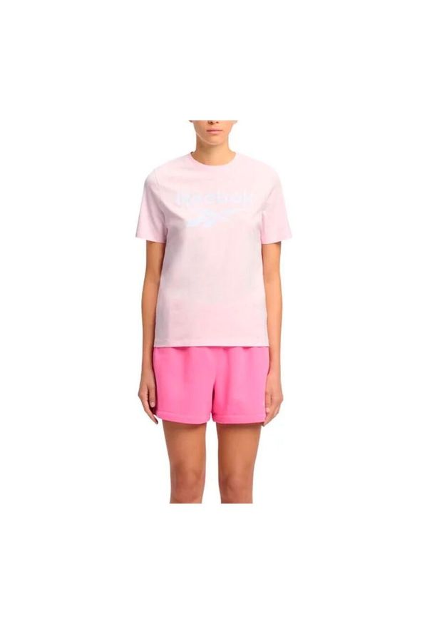 Koszulka Reebok Identity Big Logo Tee. Kolor: różowy