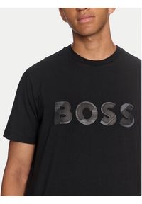 BOSS - Boss T-Shirt Jagged 1 50519365 Czarny Relaxed Fit. Kolor: czarny. Materiał: bawełna #4