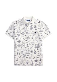 Polo Ralph Lauren Polo 710B18827001 Biały Regular Fit. Typ kołnierza: polo. Kolor: biały. Materiał: bawełna #3
