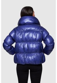 Hetrego - HETREGO Niebieska damska krótka kurtka puchowa Ila, Rozmiar 34 EU - 38 IT. Kolor: niebieski. Materiał: puch. Długość: krótkie #2
