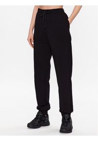 Trussardi Jeans - Trussardi Spodnie dresowe 56P00407 Czarny Regular Fit. Kolor: czarny. Materiał: bawełna #1
