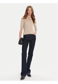 BOSS Sweter Farbella 50544996 Beżowy Slim Fit. Kolor: beżowy. Materiał: wełna #5