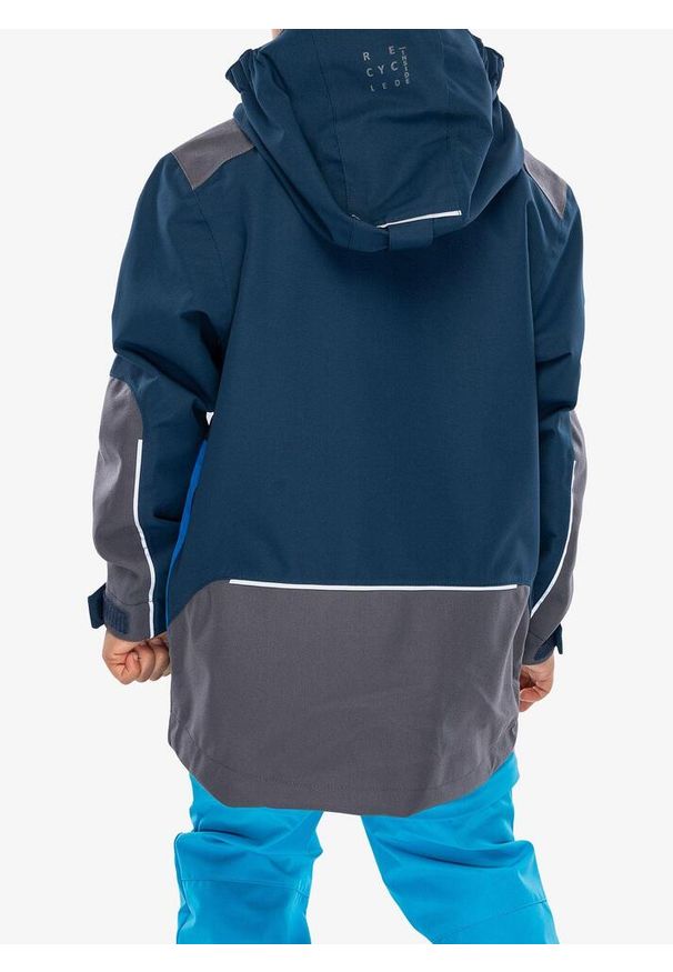 Kurtka dziecięca Vaude Caprea 2L Jacket. Kolor: czarny, wielokolorowy, zielony