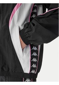 Kappa Wiatrówka Banda Silas 37222WW Czarny Comfort Fit. Kolor: czarny. Materiał: syntetyk #6