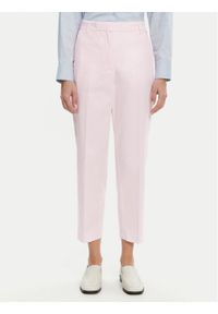 TOMMY HILFIGER - Tommy Hilfiger Chinosy WW0WW40504 Różowy Straight Fit. Kolor: różowy. Materiał: bawełna #1