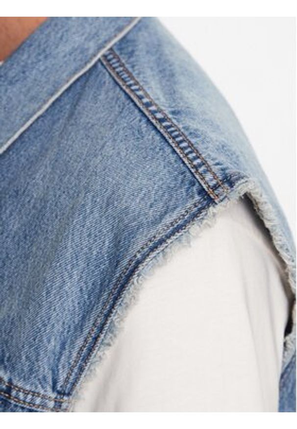 Levi's® Kamizelka A5789-0000 Niebieski Regular Fit. Kolor: niebieski. Materiał: bawełna