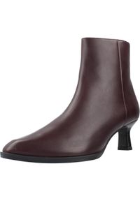 Unisa - UNISA LOMAS STT Bordeaux. Kolor: czerwony. Materiał: skóra. Styl: sportowy #1