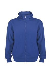 ROLY - Męska Bluza Z Kapturem Montblanc Full Zip. Typ kołnierza: kaptur. Kolor: niebieski
