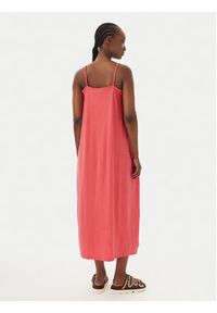 Vero Moda Sukienka letnia Luna 10286077 Koralowy Regular Fit. Kolor: pomarańczowy. Materiał: bawełna. Sezon: lato #3