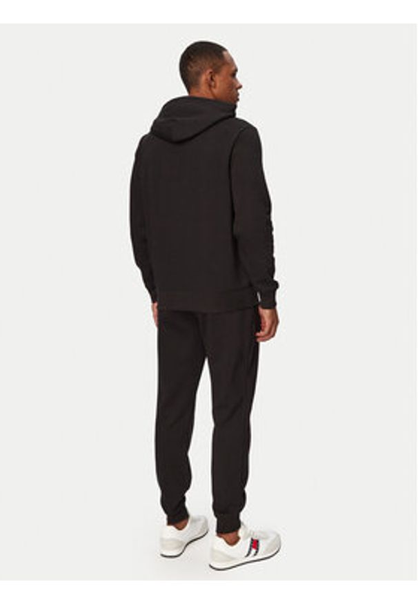 TOMMY HILFIGER - Tommy Hilfiger Komplet dresowy MW0MW29730 Czarny Regular Fit. Kolor: czarny. Materiał: bawełna