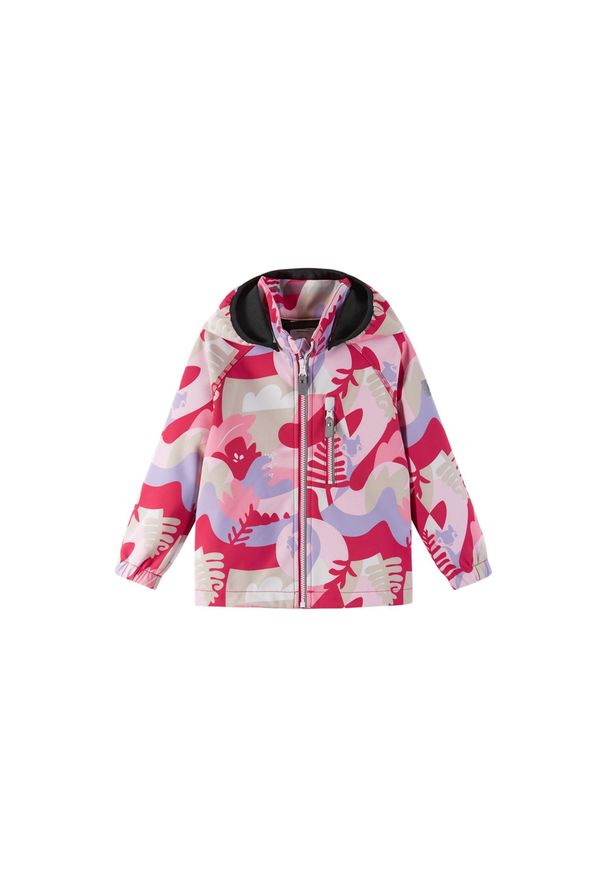 Dziecięca kurtka wodoodporna Reima Vantti. Kolor: różowy. Materiał: softshell, materiał. Styl: sportowy