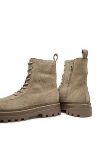 Calvin Klein Jeans Trapery Lugged Lace Zip Boot Oxf Hr Su YM0YM01068 Beżowy. Kolor: beżowy. Materiał: skóra, zamsz #4