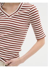 InWear T-Shirt Dagnaiw Striped V 30107270 Kolorowy Slim Fit. Materiał: bawełna. Wzór: kolorowy
