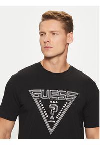 Guess T-Shirt Z5RI12 J1314 Czarny Regular Fit. Kolor: czarny. Materiał: bawełna