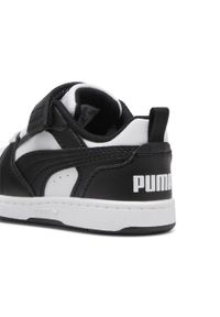 Puma - Sneakersy PUMA Rebound V6 Lo dla małych dzieci PUMA White Black. Kolor: czarny, biały, wielokolorowy. Szerokość cholewki: normalna. Sport: turystyka piesza, koszykówka