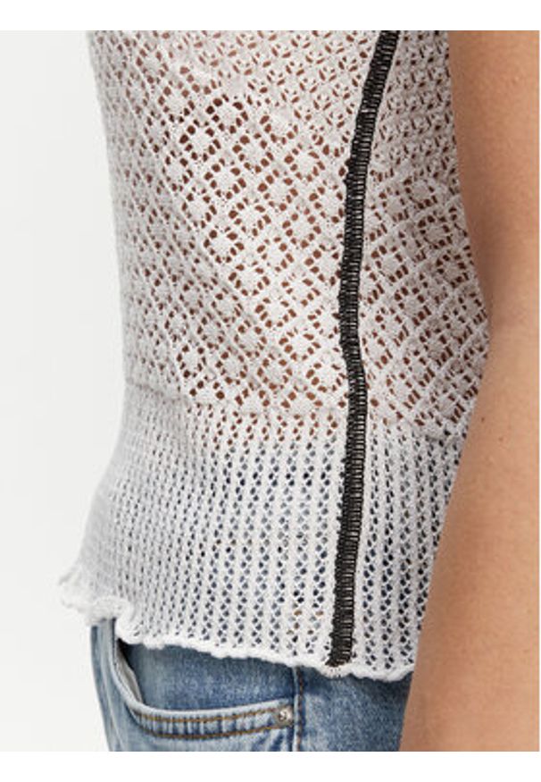 Pinko - PINKO Top 104642 A2EB Z04 Biały Regular Fit. Kolor: biały. Materiał: wiskoza